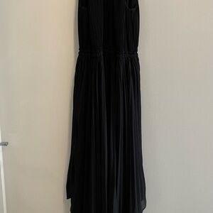 Michael Kors Black Pleated Maxi Dress